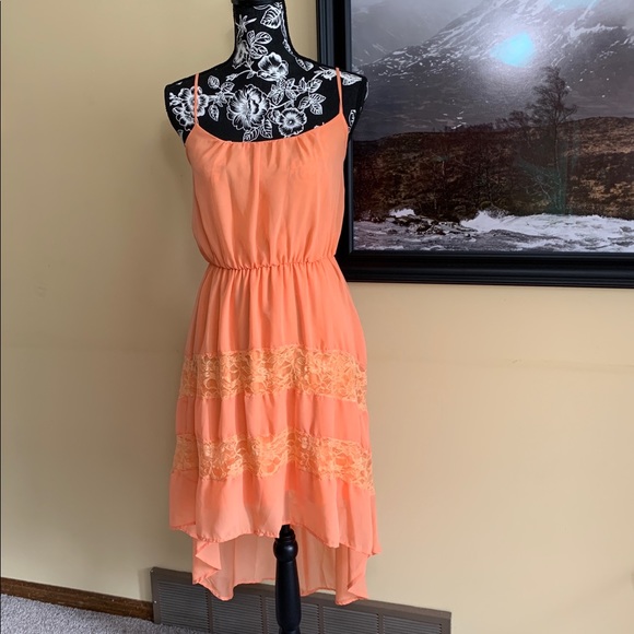 Women’s High-low Hem Summer Dress - Picture 2 of 6